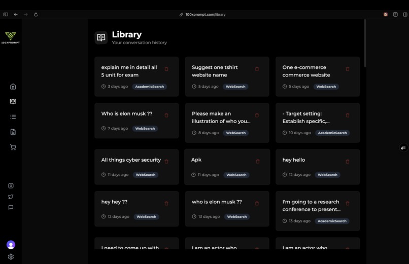 100XPrompt – screenshot 8