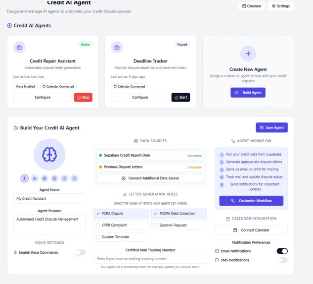 DisputeAI – screenshot 2