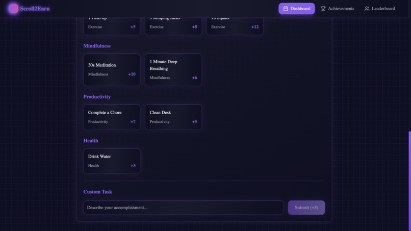SCROLL2EARN – screenshot 2