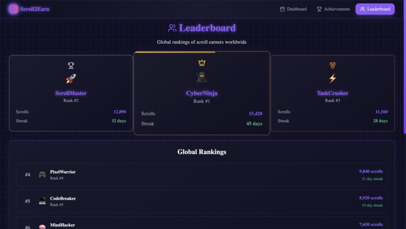 SCROLL2EARN – screenshot 4