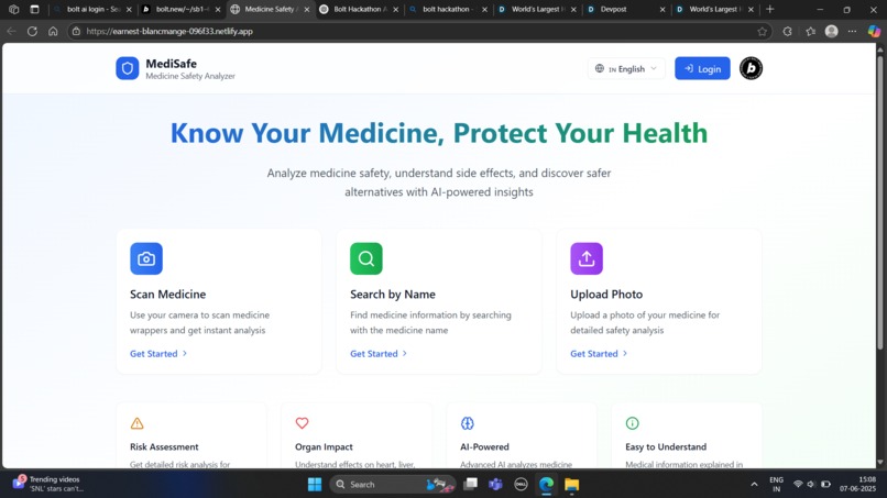 MediSafe Medicine safety analyzer – screenshot 4