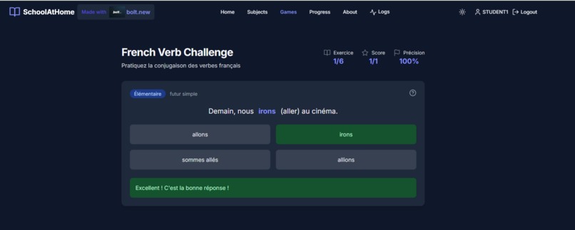 Learning Games Application – screenshot 2