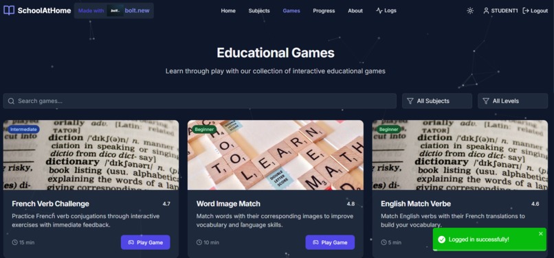 Learning Games Application – screenshot 6