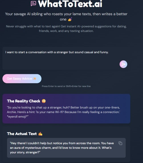 WhatToText.ai – screenshot 6