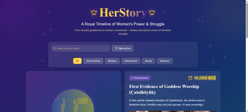 HerStory: Royal Timeline of Women’s Empowerment – screenshot 1