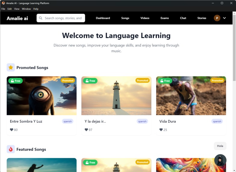 Amalie Ai Spanish Learning – screenshot 3
