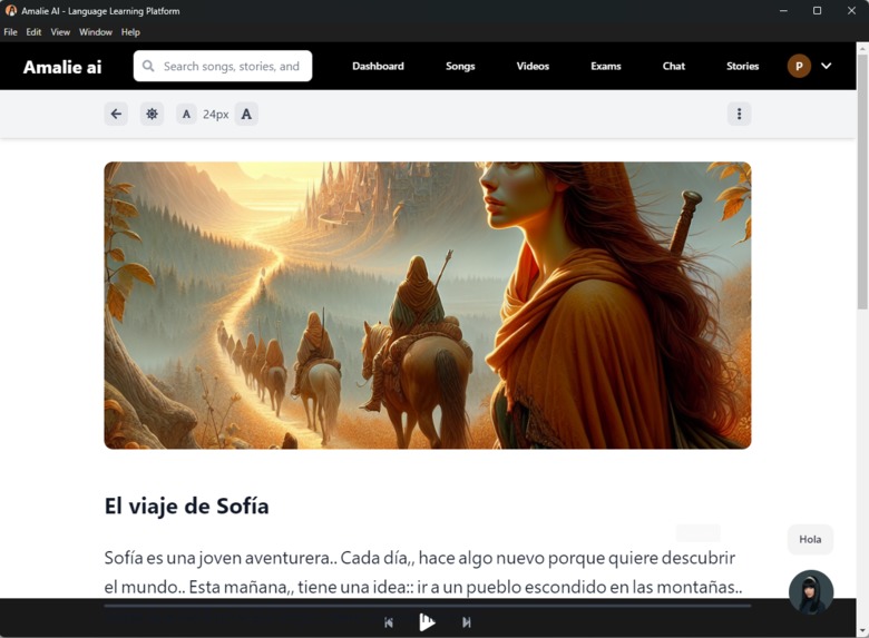 Amalie Ai Spanish Learning – screenshot 4