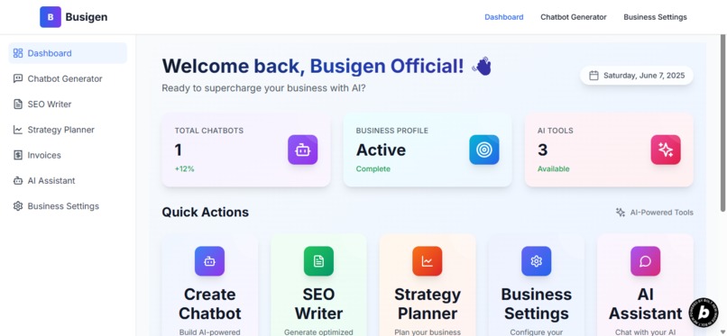 Busigen – screenshot 1