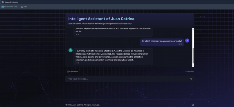  Intelligent Assistant of Juan Cotrina – screenshot 8