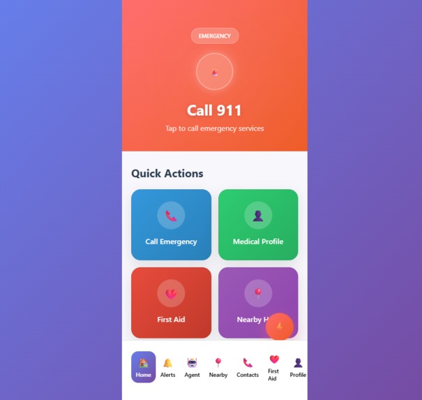 Emergency Response App – screenshot 1