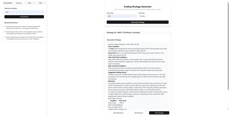 QuantumFinance AI – screenshot 2