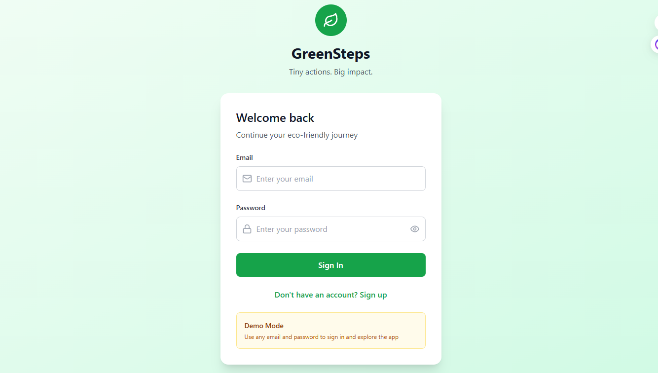GreenSteps | Devpost