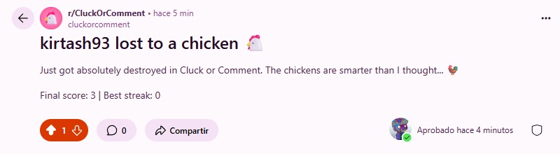 CluckOrComment – screenshot 10