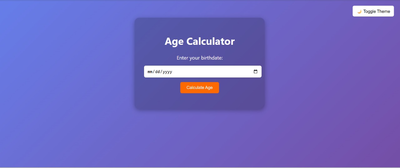 Age Calculator | Devpost