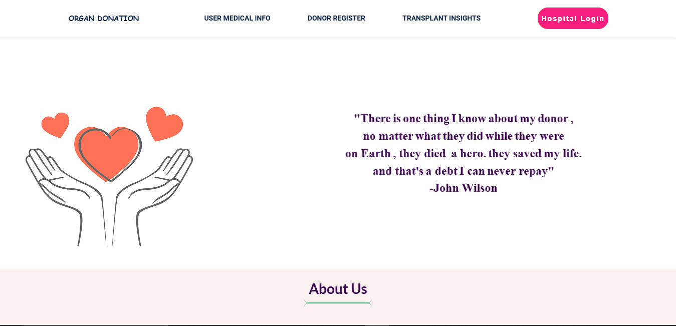organ donation app | Devpost