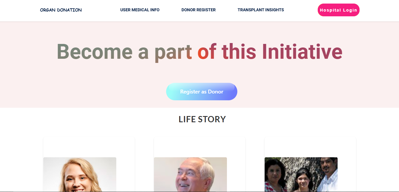 organ donation app | Devpost