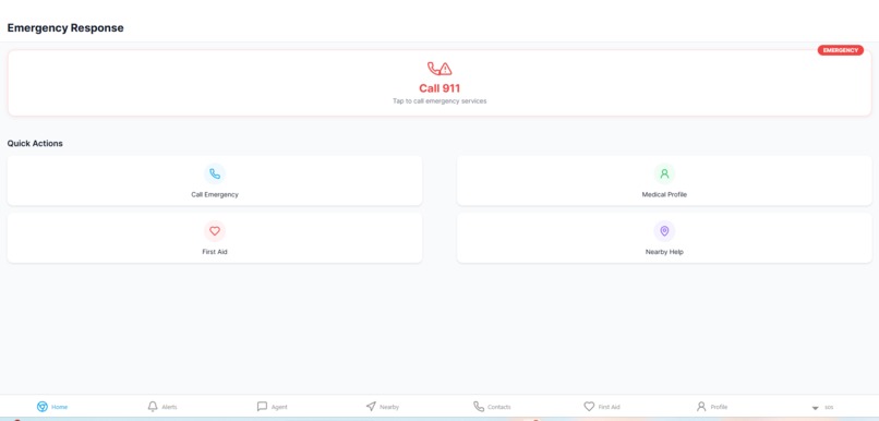 Emergency Response App – screenshot 2