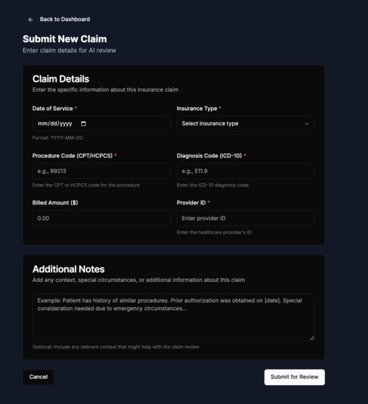 ClaimAssist – screenshot 2