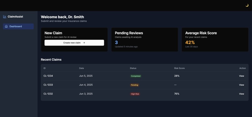 ClaimAssist – screenshot 1