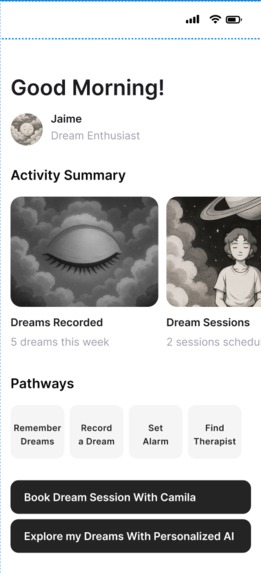 Good Morning, Dream Interpretation to boast therapy process – screenshot 1