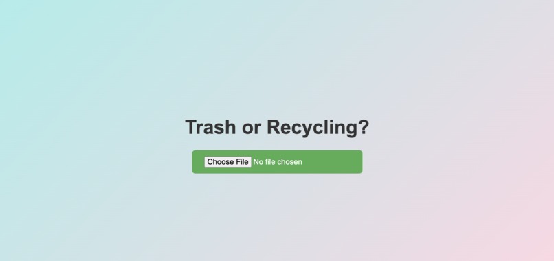 Trashnet Neural Network  – screenshot 1