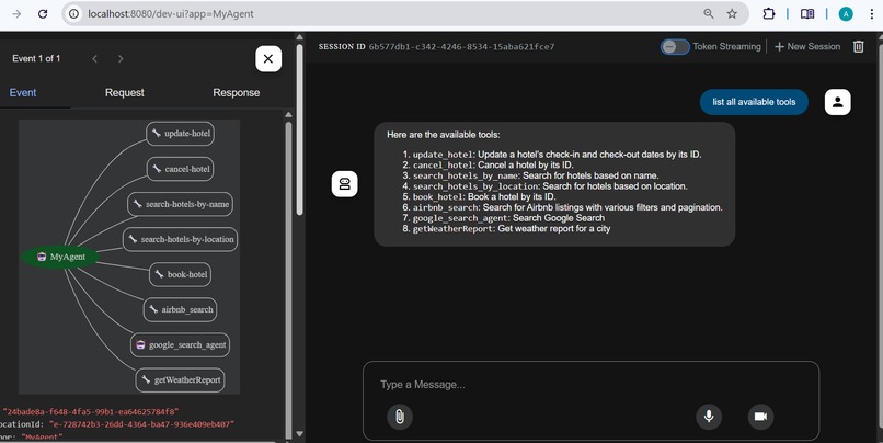 MyAgent – screenshot 2