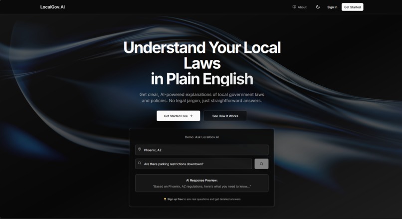 LocalGov.AI – screenshot 1