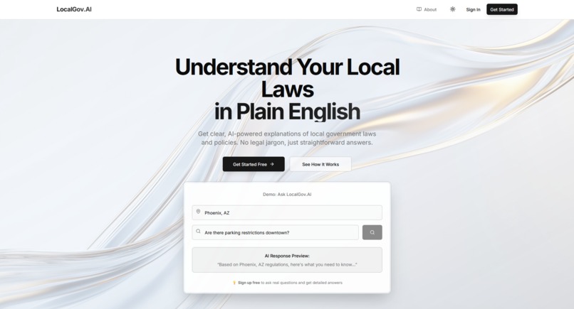 LocalGov.AI – screenshot 2