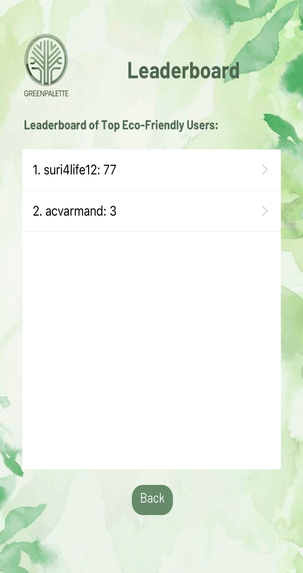 GreenPalette – screenshot 3