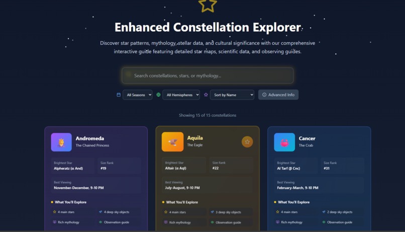  AstroSolver360 – Explore the Universe Visually  – screenshot 4