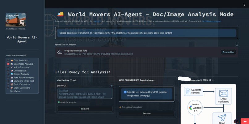  World Movers AI-Agent Drone, Customer Service, & Marketing – screenshot 11