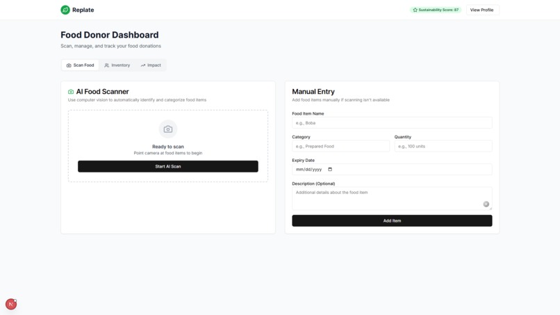 Replate – screenshot 1