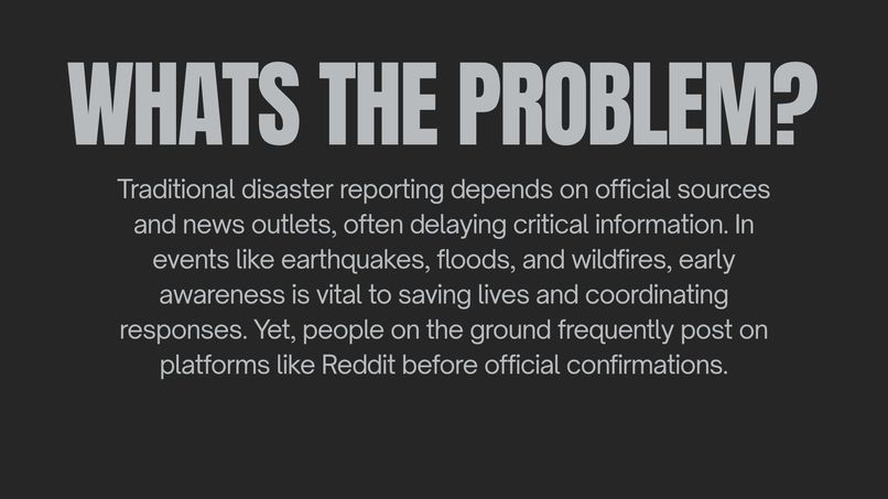 SONAR (Social Online Natural Disaster Alert Radar) – screenshot 2
