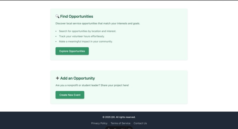 VolunteerLink – screenshot 1