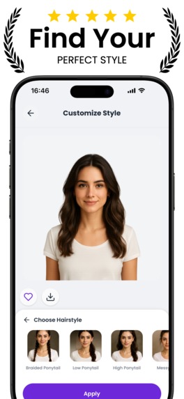 Hairstyle Try On - GlamurAI – screenshot 4
