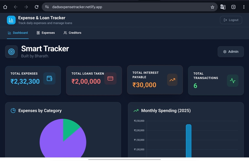 Dads Expense Tracker – screenshot 2