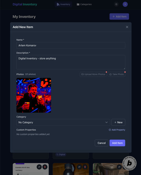 Digital Inventory – screenshot 4