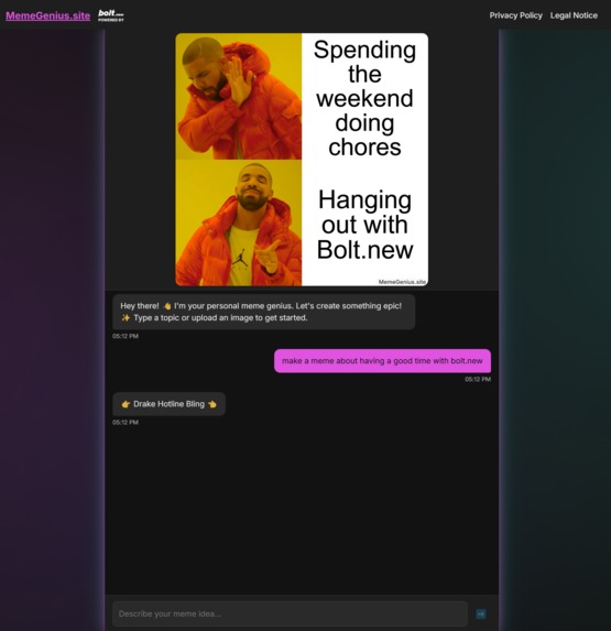 MemeGenius – screenshot 1