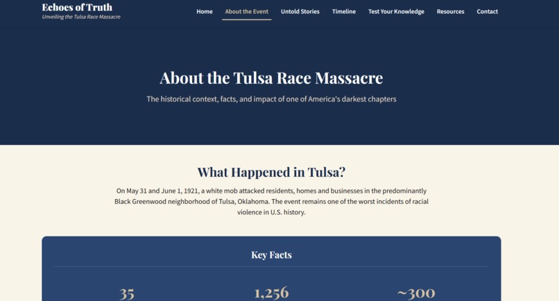 Hackathonstory – screenshot 1