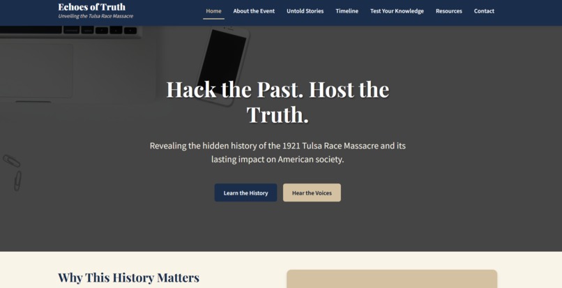 Hackathonstory – screenshot 2