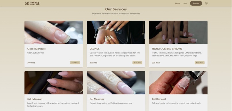 MedinaNailStudio – screenshot 2