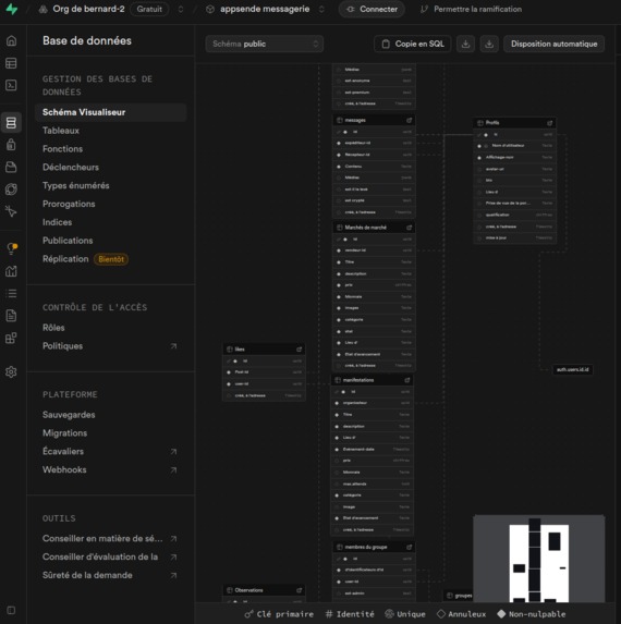 application de messagerie et recherche enplois  – screenshot 2