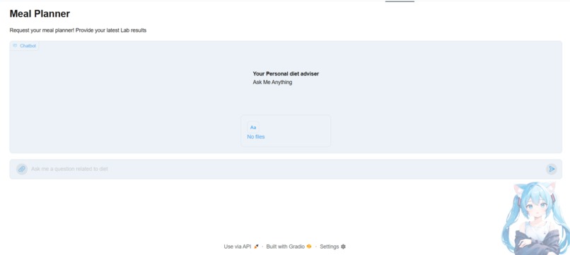 Meal adviser – screenshot 1