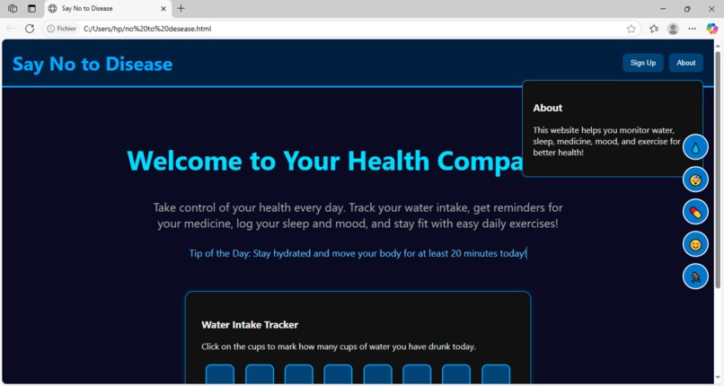 say no to desease – screenshot 2