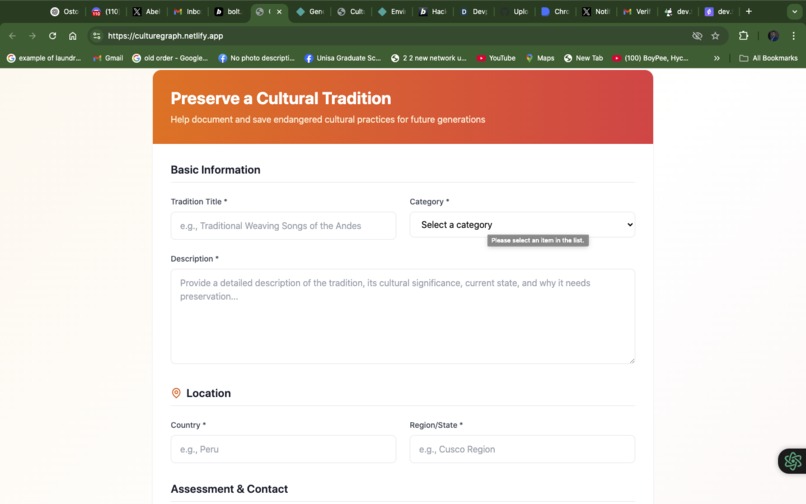 CultureGraph – screenshot 2