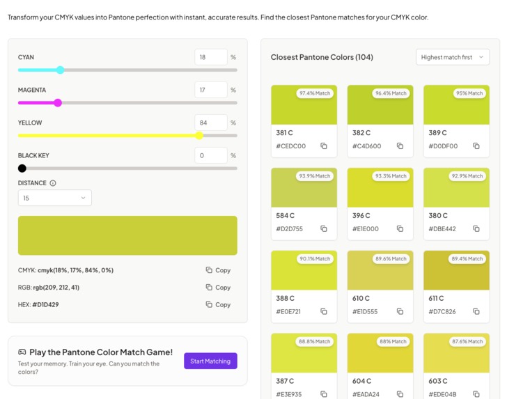 CMYK Pantone – screenshot 1