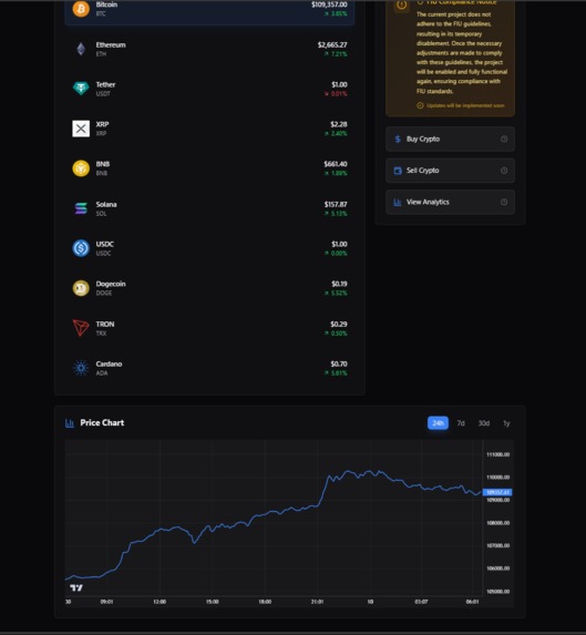 Kraken-Decentralised Messaging And Crypto Currency Viewer – screenshot 2