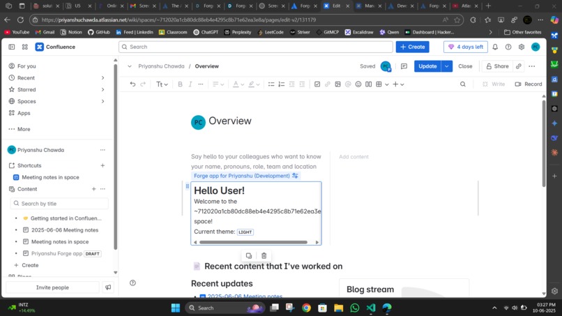 Priyanshu Chawda Hello World Forge Quest – screenshot 1