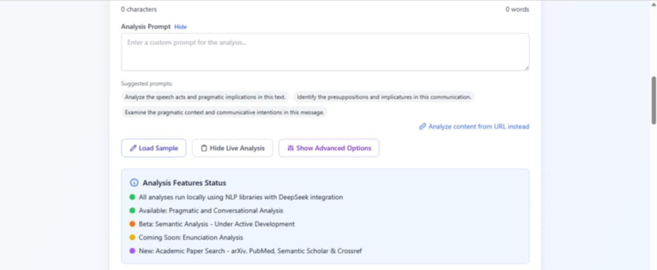 NLP Linguistics Analyzer | Devpost