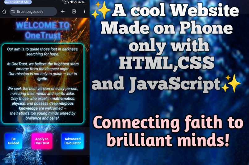 NeoTech–AI-Powered Spiritual & Mathematical Guidance Website – screenshot 1